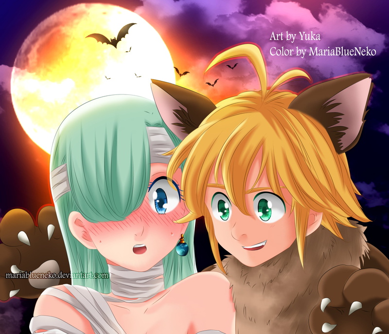 The Seven Deadly Sins, Elizabeth Liones, Anime, 1080P, Meliodas (The Seven Deadly Sins)