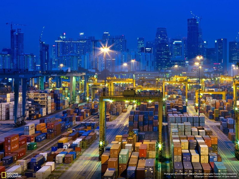 night, pier, outdoors, national, geographic, architecture, assorted, cargo container, freight transportation, transportation, industry, sky