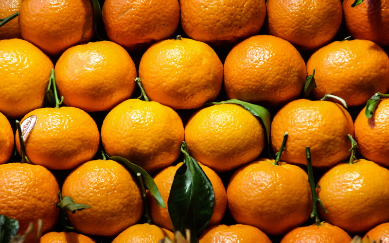 vitamins, 4K, fruit, citrus backgrounds, Download 3840x2400 Tangerine, tangerine