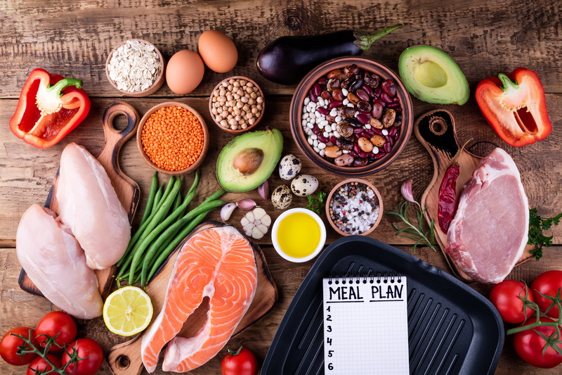 Avocado, Chicken, 5K, Fish, Vegetable, Meat, Tomato, Beans, Food, Still Life, Egg