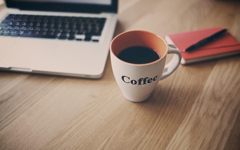 mug, 1080P, laptop, apple computer, tables, computer, apple, desk