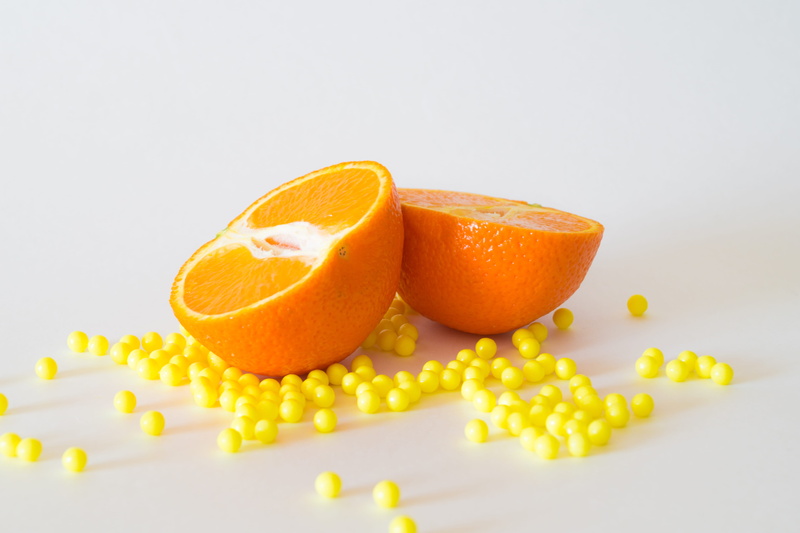 5K, wellbeing, potted plant, orange color, peel, cross section, fruit, sweets, food, food and drink, still life, raw, healthy lifestyle, slice, natural