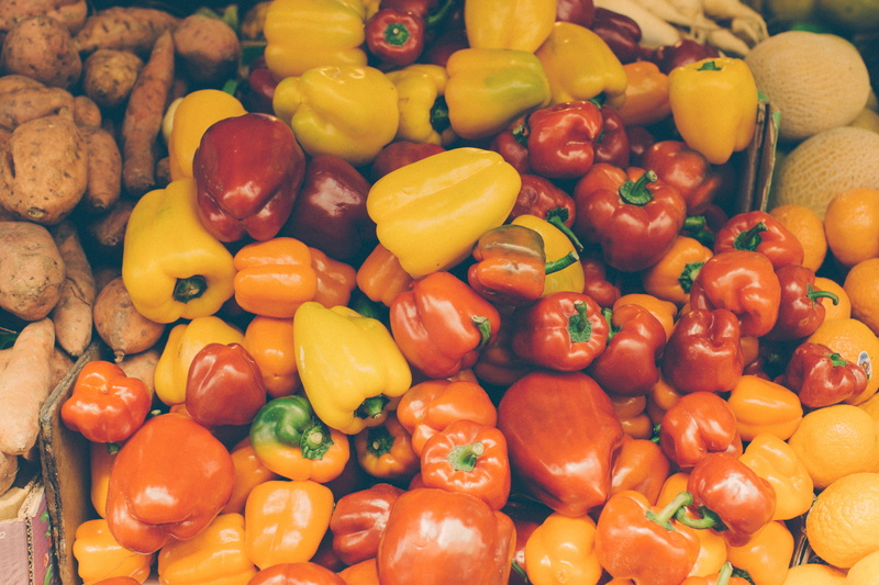 still life, farmers Market, orange Color, variation, bell, yellow, food And Drink, multi Colored, vegetarian Food, green Color, for sale, sale, pepper - Vegetable