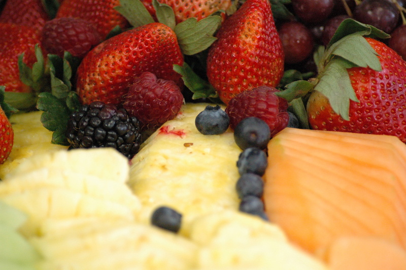 ripe, cantaloupe, blackberry - fruit, yellow, close-up, food, berry fruit, sweet, blueberries, indoors, pineapple, colorful, variation, wellbeing, strawberry