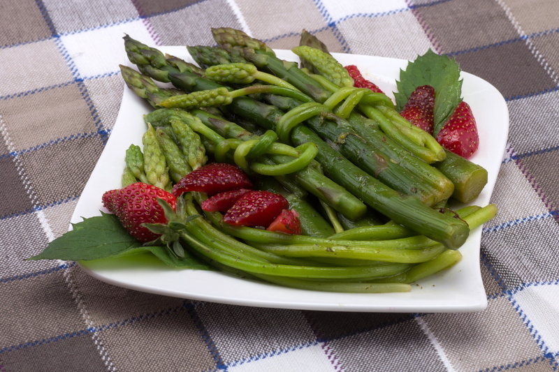 vegetable, 4K, bean, asparagus time, crockery, green asparagus, freshness, indoors, cooked, pepper, fruit, vegetarian food, vegetables, asparagus, healthy eating