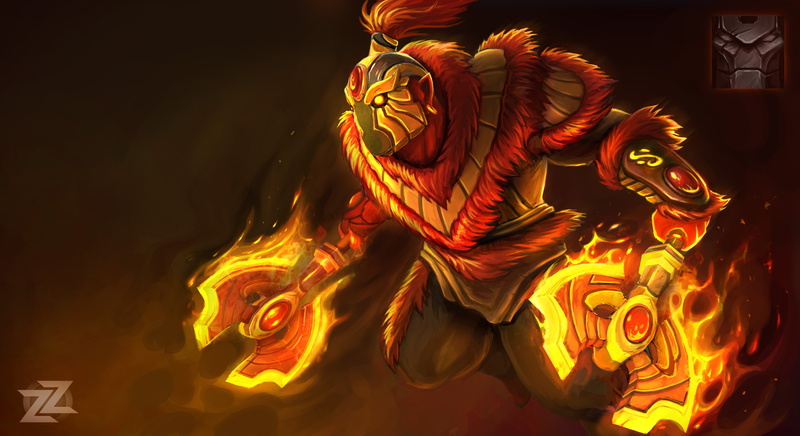 Steam (software), Axes, 5K, Defense Of The Ancients, Ember Spirit, video games, Dota 2