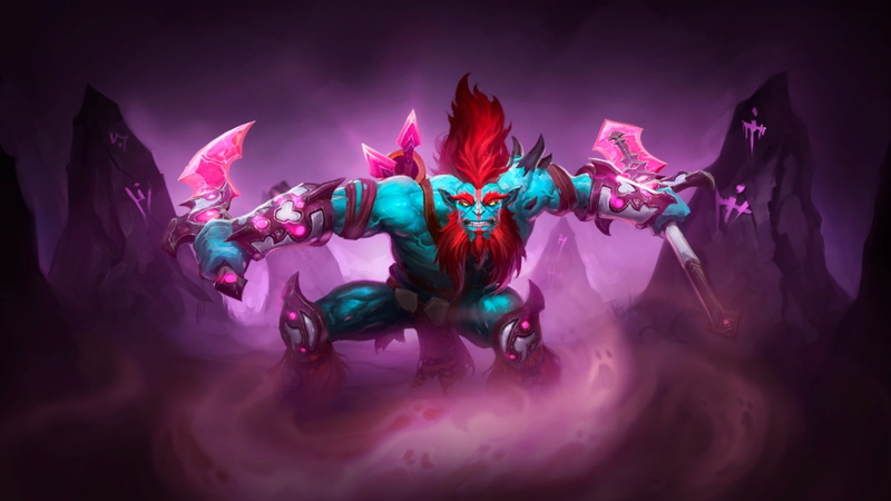 Dota 2, warrior, Troll, Sacred Warrior, swords, 1080P, weapons, art, Huskar