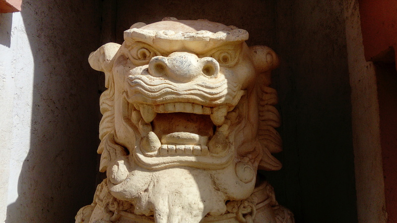 solid, statue, sculpture, close-up, spirituality, place of worship, 4K, asian dragon, architecture, art and craft, built structure, stone material, day