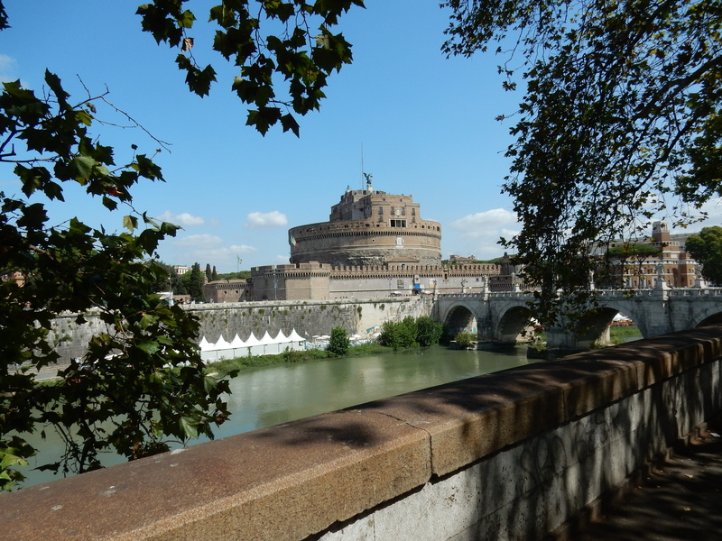 built structure, no people, monument, building, bridge of angels, barracks, nature, castel santangelo, prison, tiber, castle, history, travel destinations