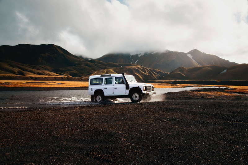 nature, car, 4K, volcano, mountains, sports utility vehicle, four wheel drive, no people, scenics - nature, land vehicle, cloud - sky, off road, land rover