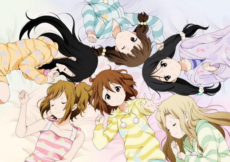 human representation, creativity, mammal, Mio Akiyama, Yui Hirasawa, representation, Ui Hirasawa, male likeness, multi colored, K-ON!, 720P, Azusa Nakano