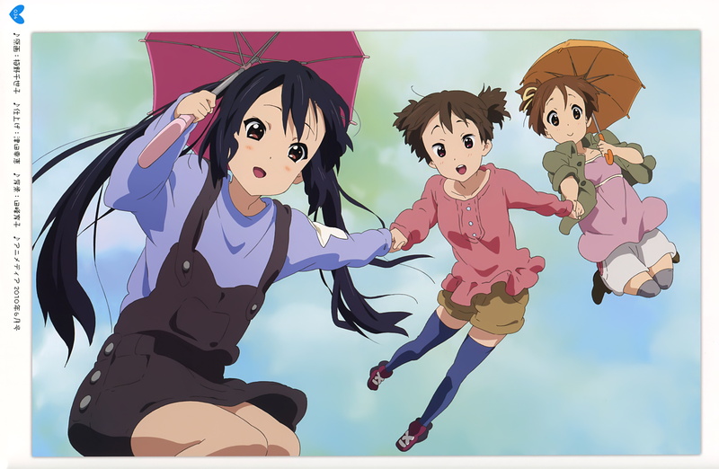 Anime, Jun Suzuki, Ui Hirasawa, Azusa Nakano, 5K, K-ON!