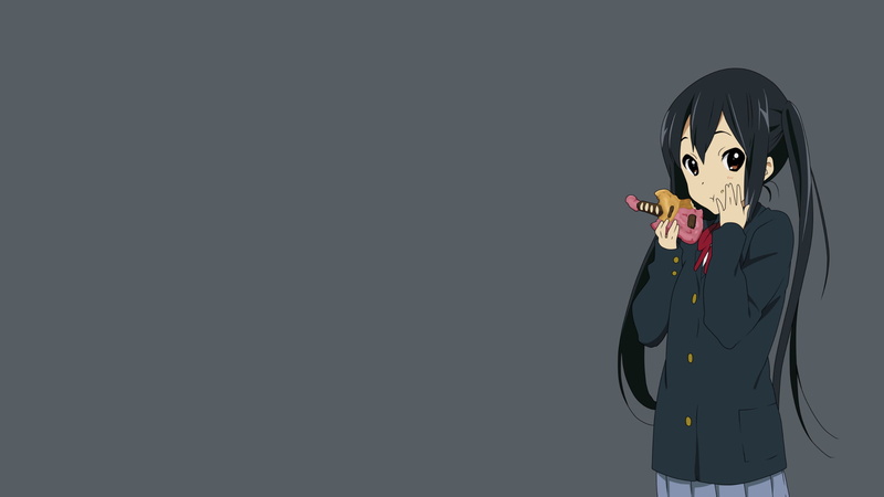 standing, Nakano Azusa, waist up, representation, mask, hairstyle, one person, business, copy space, disguise, simple background, front view, creativity