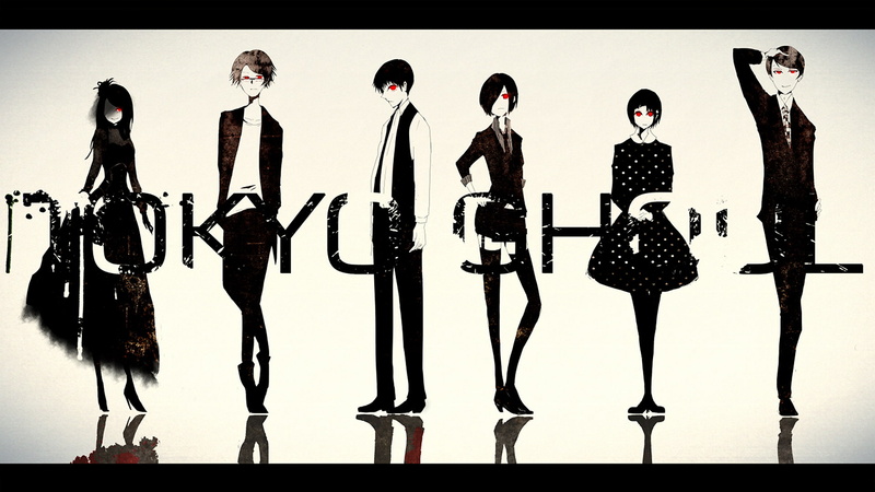 Shū Tsukiyama, Nishiki Nishio, Hinami Fueguchi, 1080P, Anime, Tokyo Ghoul, Rize Kamishiro, Ken Kaneki, Touka Kirishima