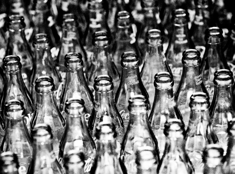 Monochrome, Nevada, Deposit, transparent, leisure games, large group of objects, order, selective focus, Bottles, reflection, glass, chess, wood - material