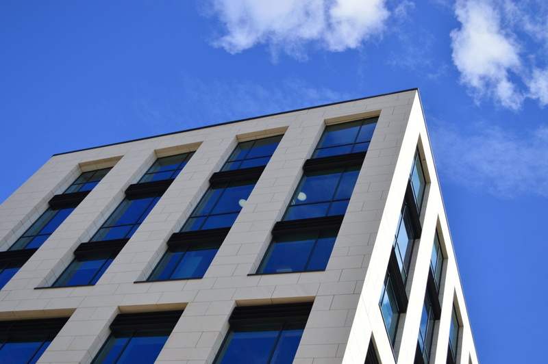 Leeds, sky, blue, clouds, Modern, window, 720P, building