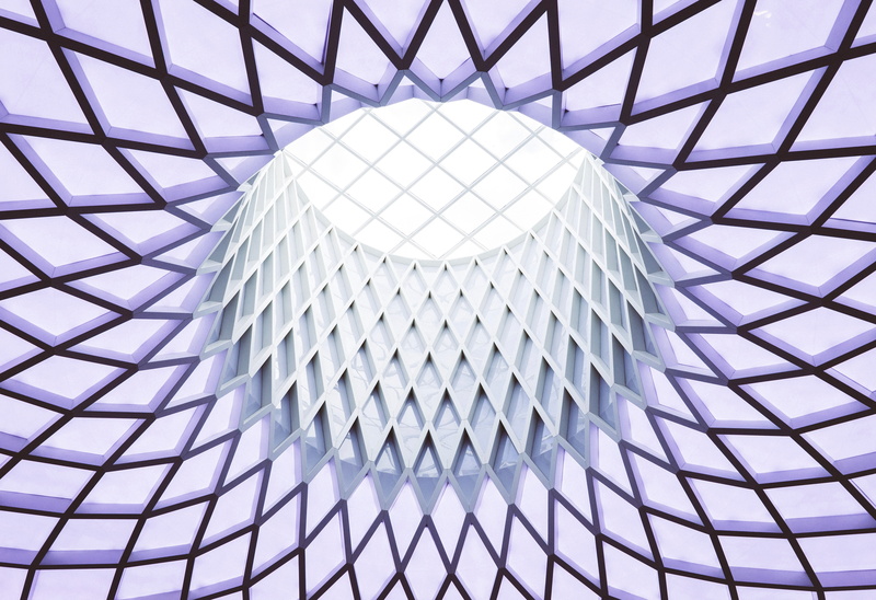 Roof, Leeds, Geometric, 5K, Victoria Gate Arcades, Modern architecture, Pattern, 5K, Skylight, untitled, United Kingdom