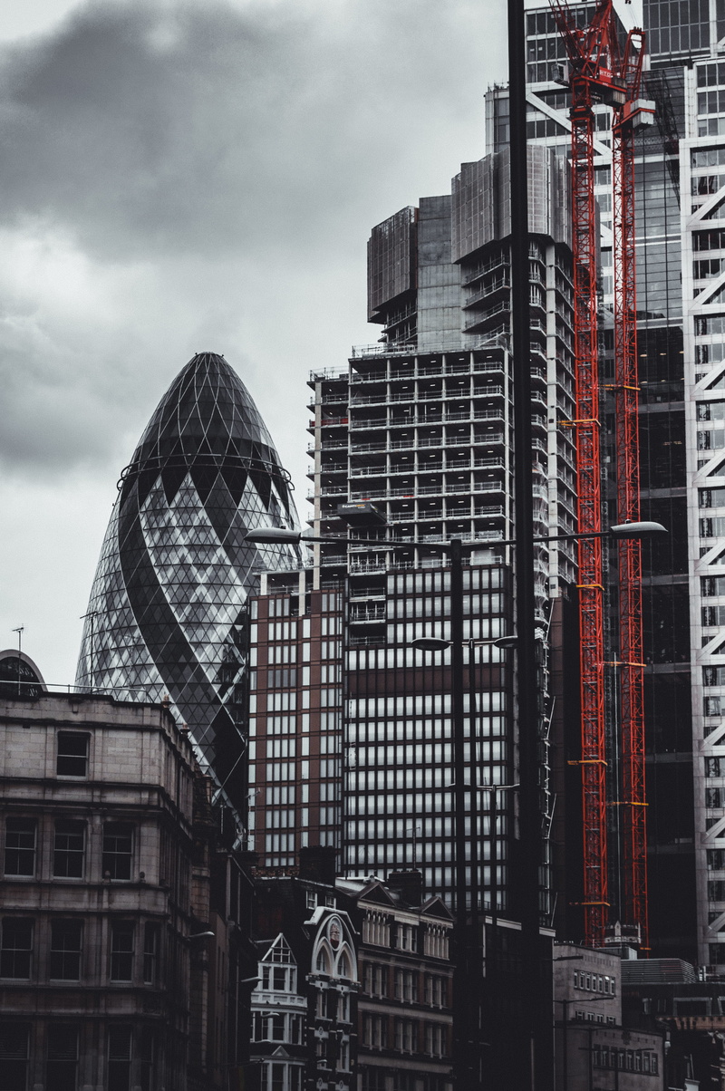 crane, office, urban, outdoors, construction, travel destinations, built structure, residential district, town, modern, skyscraper, architecture, plant