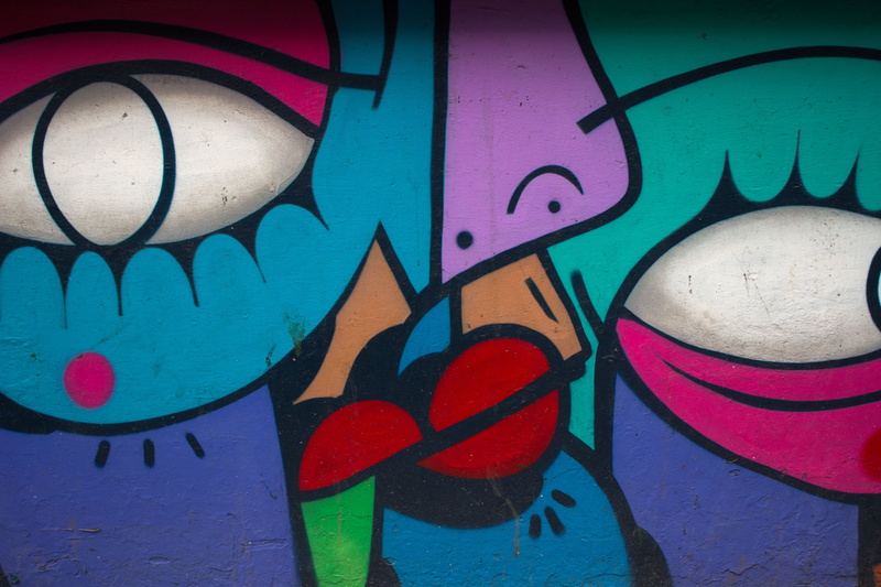mural, close-up, wall, built structure, full frame, creativity, Shoreditch, human representation, illustration, art and craft, London, backgrounds, graffiti