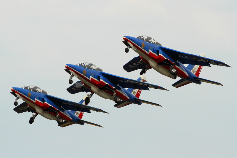 Patrouille de France, attack, jet, easy, 1080P, Dornier, Alpha Jet