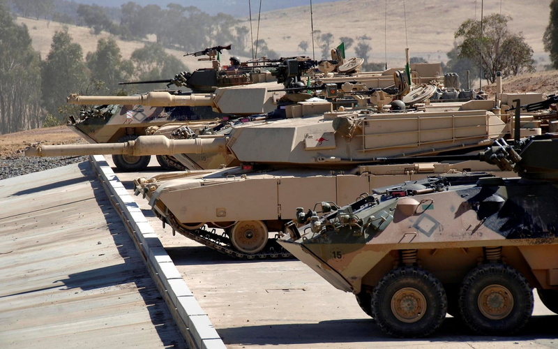 War and Army, 720P, army, australian, brown, war, five, tanks, Tank, armyabrams