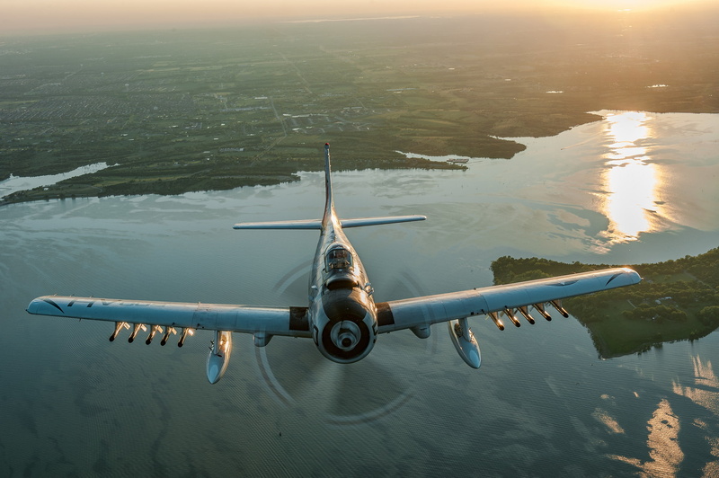attack, flight, 1080P, Skyraider, Douglas