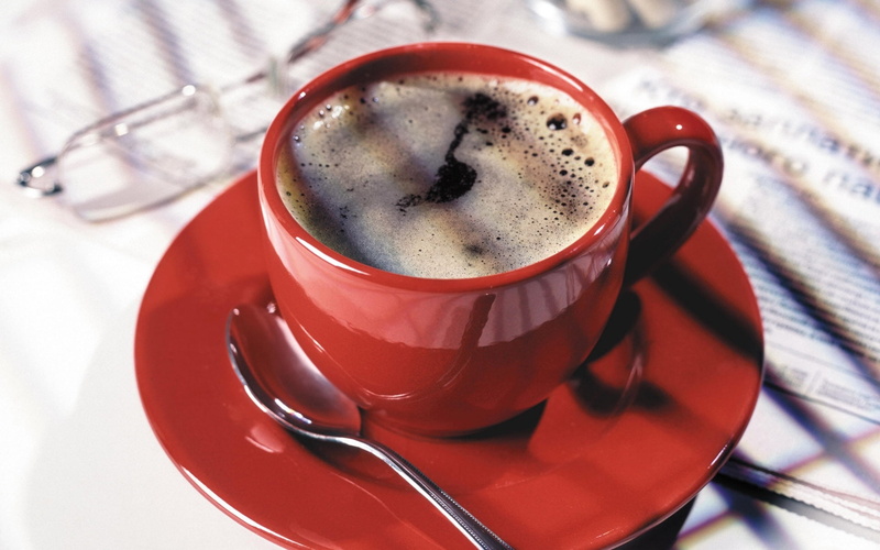 hot drink, freshness, plate, cafe, table, black Color, still life, espresso, crockery, ceramic, red, backgrounds, single Object, saucer, coffee, brown