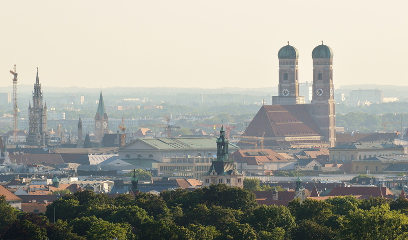 state capital, 5K, architecture, bavaria, travel destinations, cityscape, day, high angle view, buildings, photo, tree, landmark, office building exterior