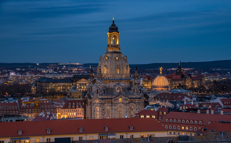 Germany, Church, 5K, building, home, Dresden, Frauenkirche, roof