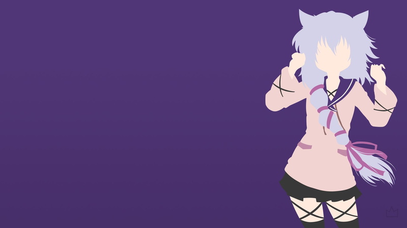 1080P, midori, bullet, black bullet, fuse, fuse midori, black, purple, minimalism