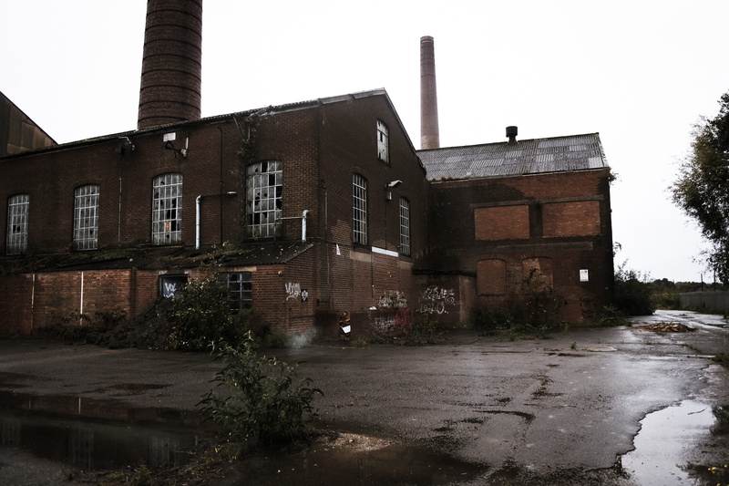 abandoned, no people, london, nature, residential district, building, street, brick, old, factory, overcast, stewartby, built structure, green, weathered