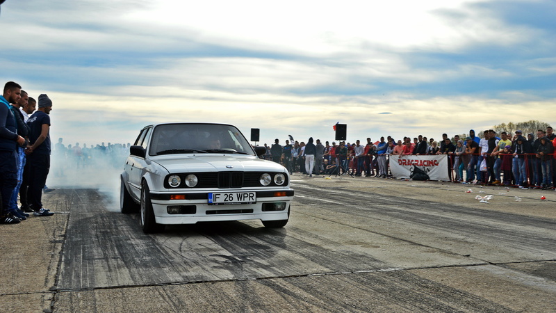Romania, BMW E30, Burnout, 4K, Ianca, smoke, bmw, Drag Racing Romania