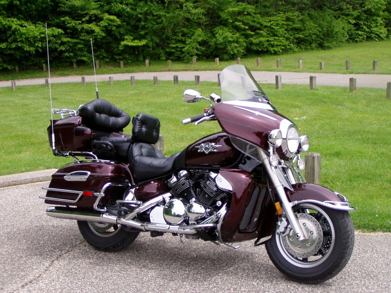 motorcycle, star, grass, yamaha royal star, royal, yamaha, 480P