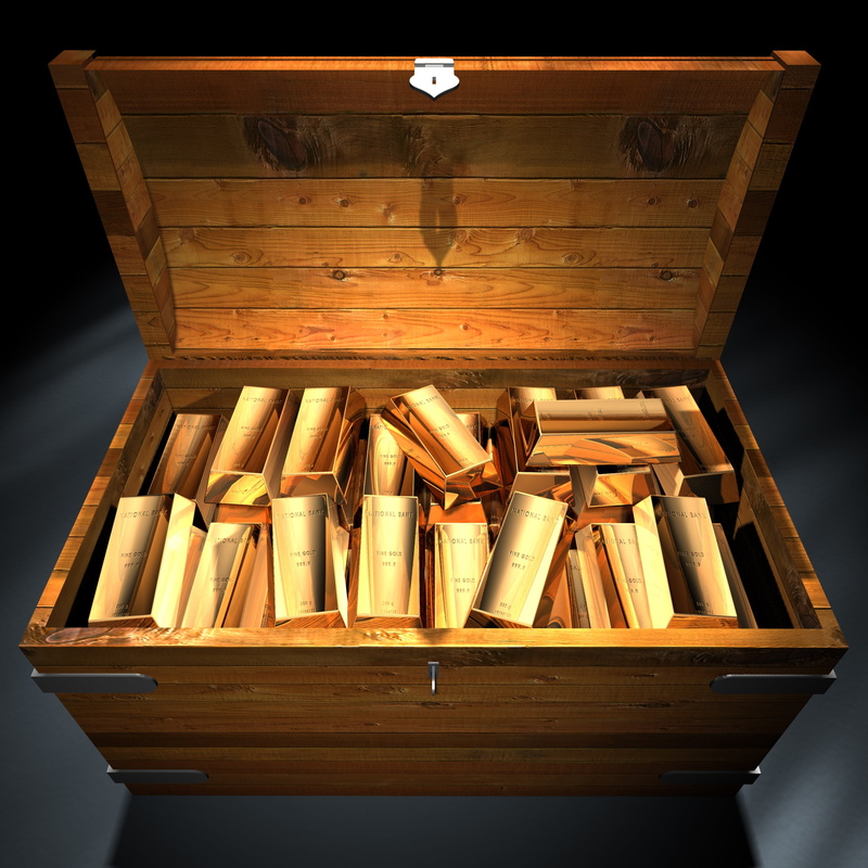 2K, gold, money, bars, chest