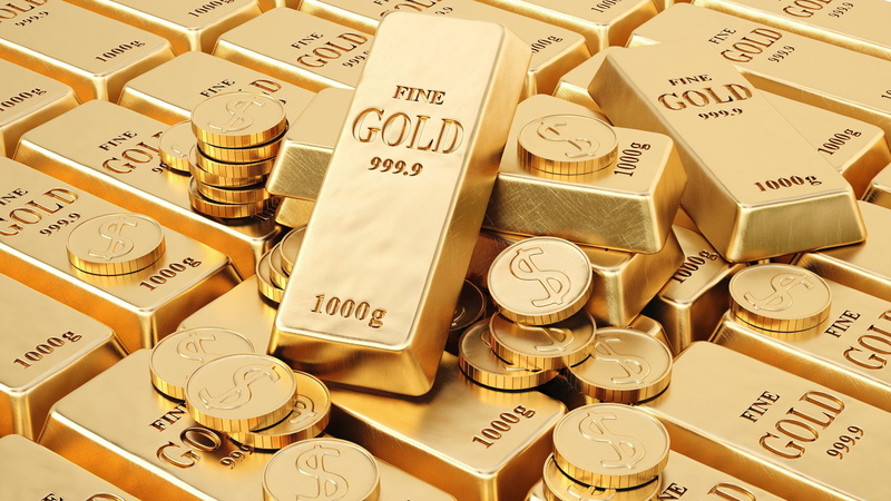 money, gold, 4K, bars