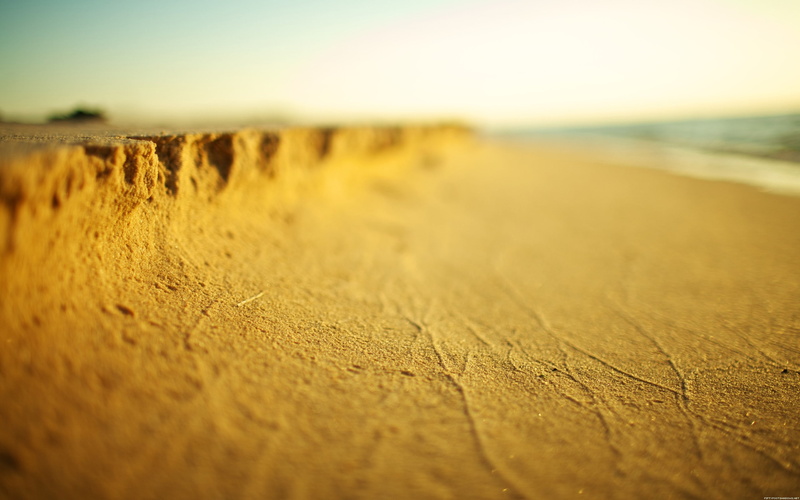 tilt, beach, shift, brown, hd, sand, nature, 2K, macro