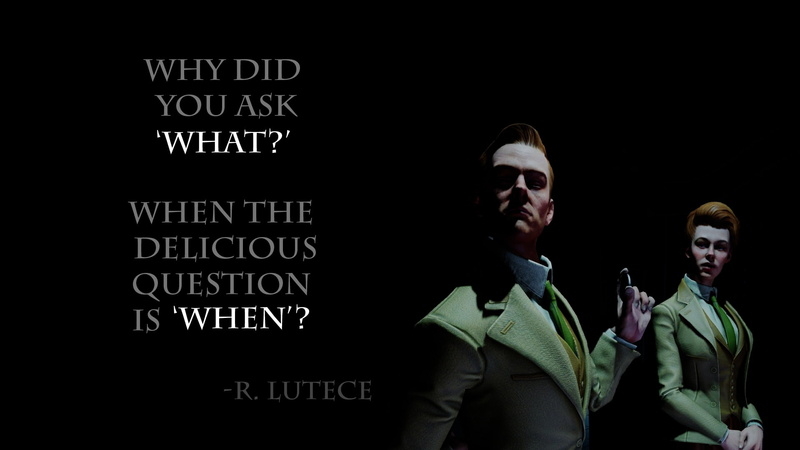 robert lutece, infinite, 1080P, robert, bioshock infinite, art, games, hd, rosalind, rosalind lutece, Quotes, lutece, bioshock, video
