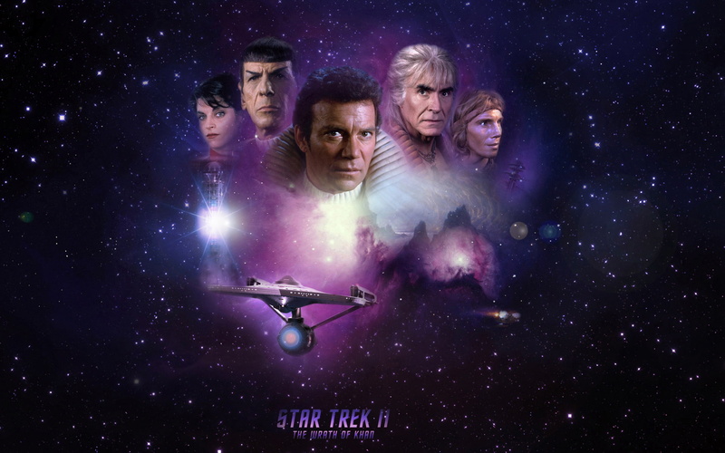 action, poster, star, space, khan, sci fi, wrath of khan, trek, spaceship, adventure, wrath, 1080P, stars