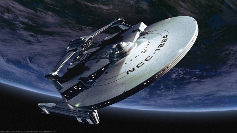 orbiting, space, air vehicle, 1080P, planet earth, satellite, flying, sea, airplane, aerospace industry, travel, people, movies star trek space uss reliant spaceship