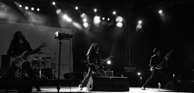 heavy, metal, thrash, guitar, concert, kryptos, 4K