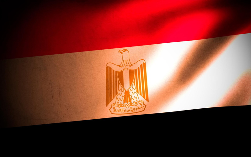 1080P, egypt, flag, digital art, eagle, 1920x1200, logo, gold