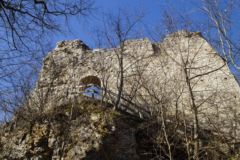 high above, architecture, Ruin, building exterior, Castle, history, plant, clear sky, hike, architecture And Buildings, sky, outdoors, Wall, blaubeuren