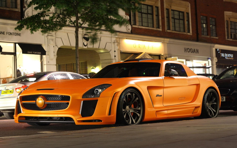 mercedes-benz, roadster, cars, mercedes-benz sls, 1080P, amg, orange, car, mercedes, coupe, 1920x1200, benz, design, fab, sports, sls, fab design