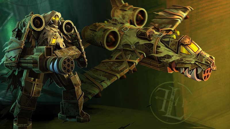 sci-fi, fron, mecha, assembly, mech, 1080P, airmech, fighting, line, online