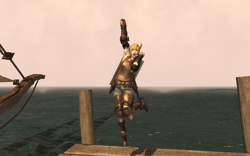 sea, nature, video games, day, male likeness, water, sky, representation, craft, beauty in nature, outdoors, horizon over water, Final Fantasy XIV: A Realm Reborn