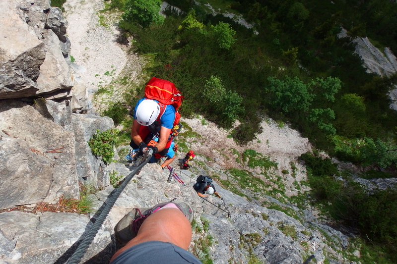 bold, day, adventure, extreme, helmet, lifestyles, the risk of, home of the brave, via iron port, high angle view, sport, rock climbing, leisure activity
