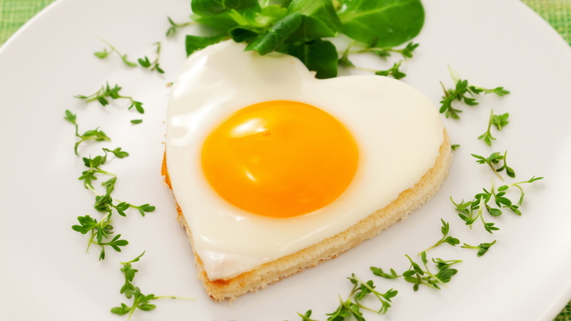 1080P, shaped, sandwich, Breakfast, Heart, Egg, pastry