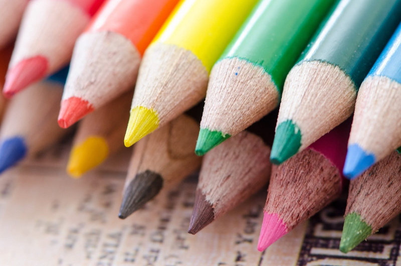 color, multi colored, studio shot, sharpened, pencils, yellow, wood - material, education, wooden, 1080P, texture, pile, colorful, art and craft equipment