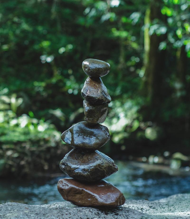 land, structure, tower, stone - object, day, statue, nature, focus on foreground, tree, plant, outdoors, balance, engineering, solid, sculpture, 2K, equilibrium