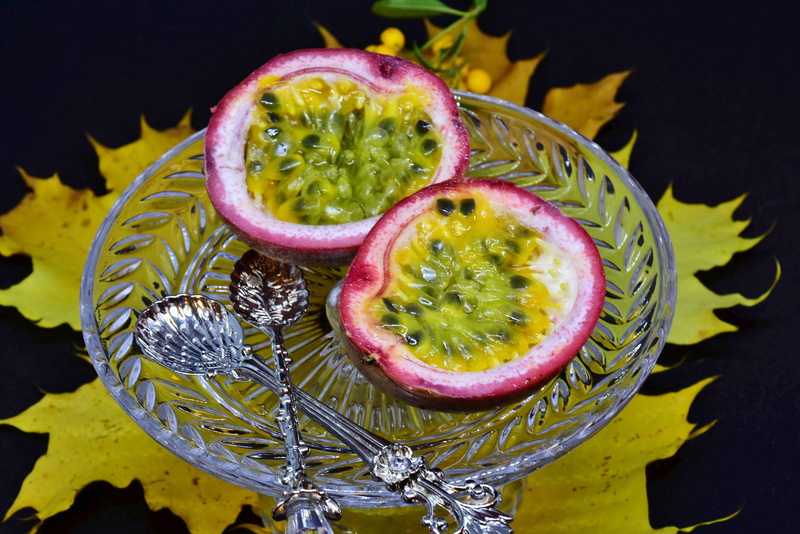 close-up, cross section, 4K, food and drink, eat, pink color, fresh, freshness, slice, still life, citrus fruit, passiflora edulis, no people, fruit, exotic